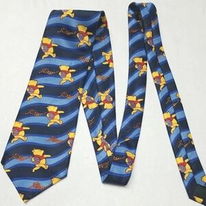 POOH, Disney Men's Necktie 100% Polyester 4"x 56" Winnie the Pooh Theme
